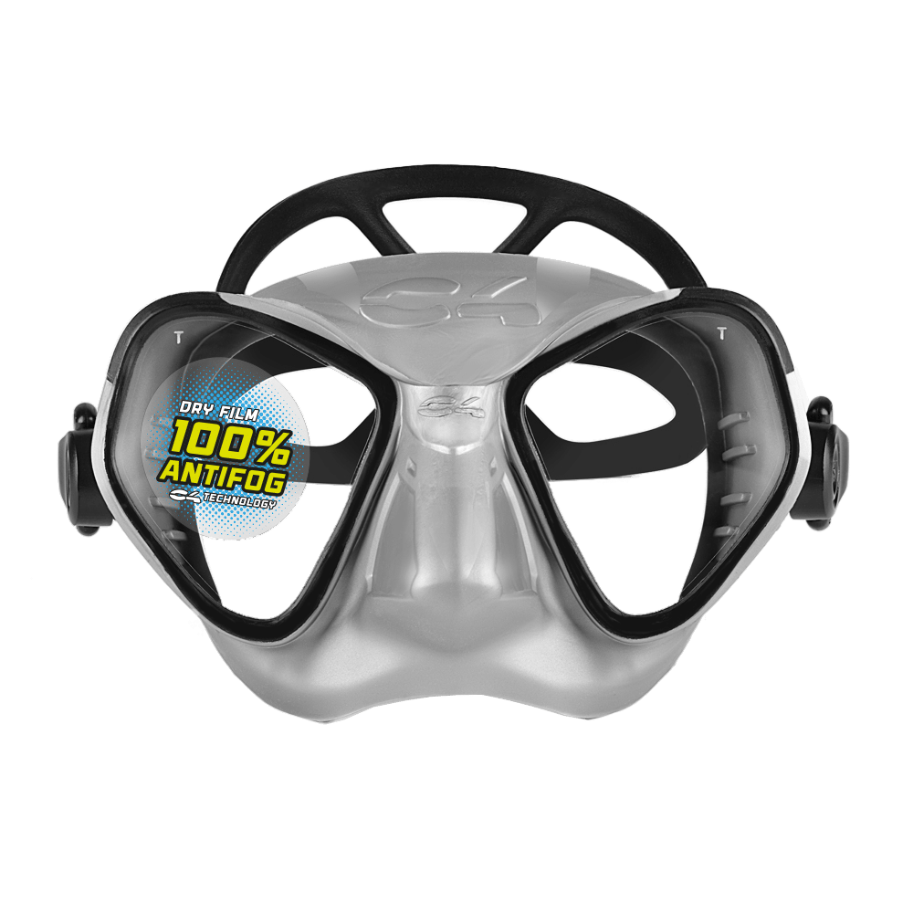 Maschera Condor Antifog - Silver/black