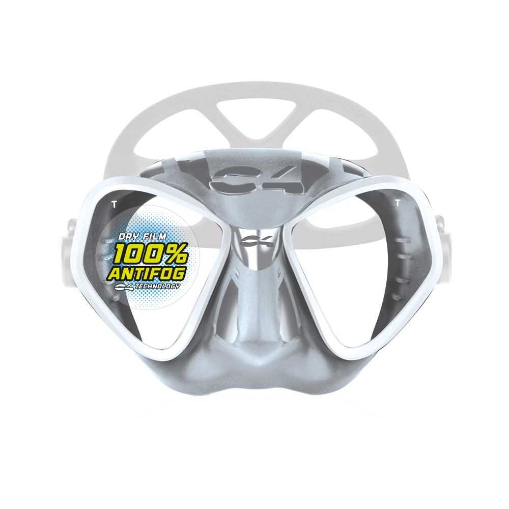 Maschera Condor Antifog - Silver/white