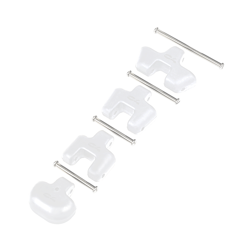Kit Segmenti per Collari C4 - Bianco