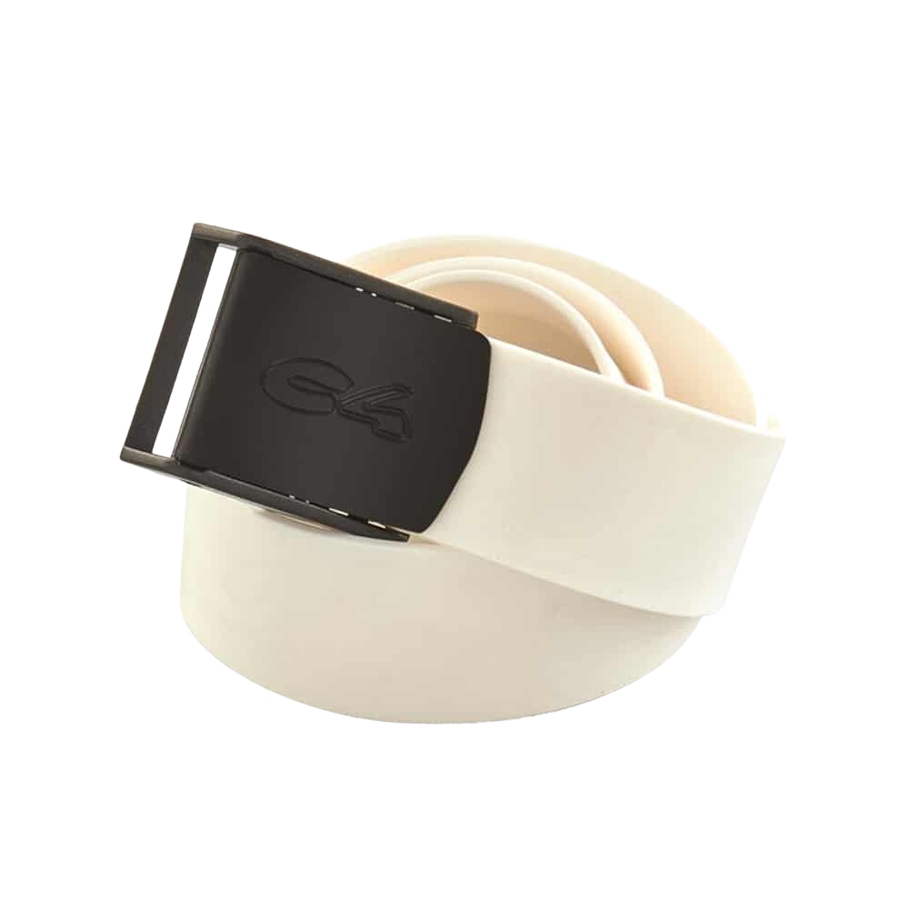 Cintura Fibbia Nylon - Bianca