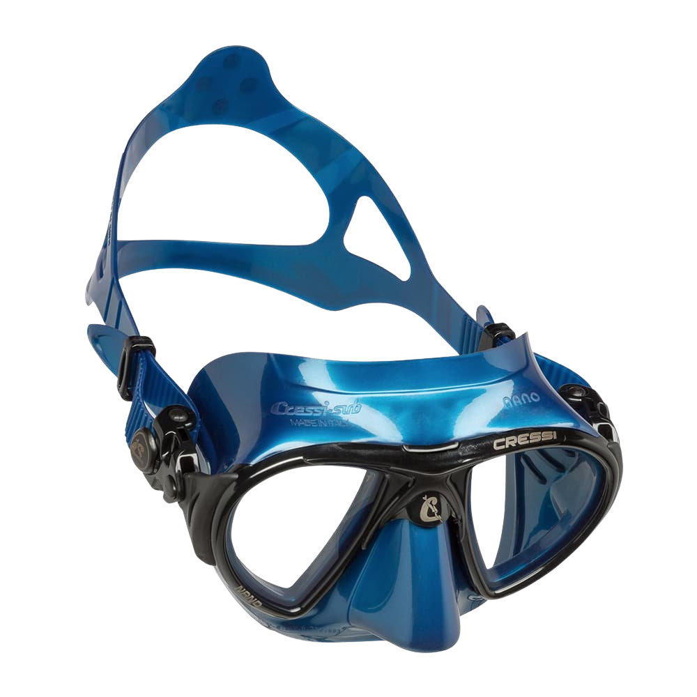 Maschera Nano Blue Metal