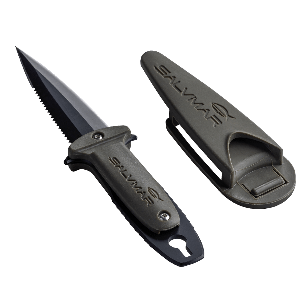 Coltello Atlantis 100 Black Blade - Military Green