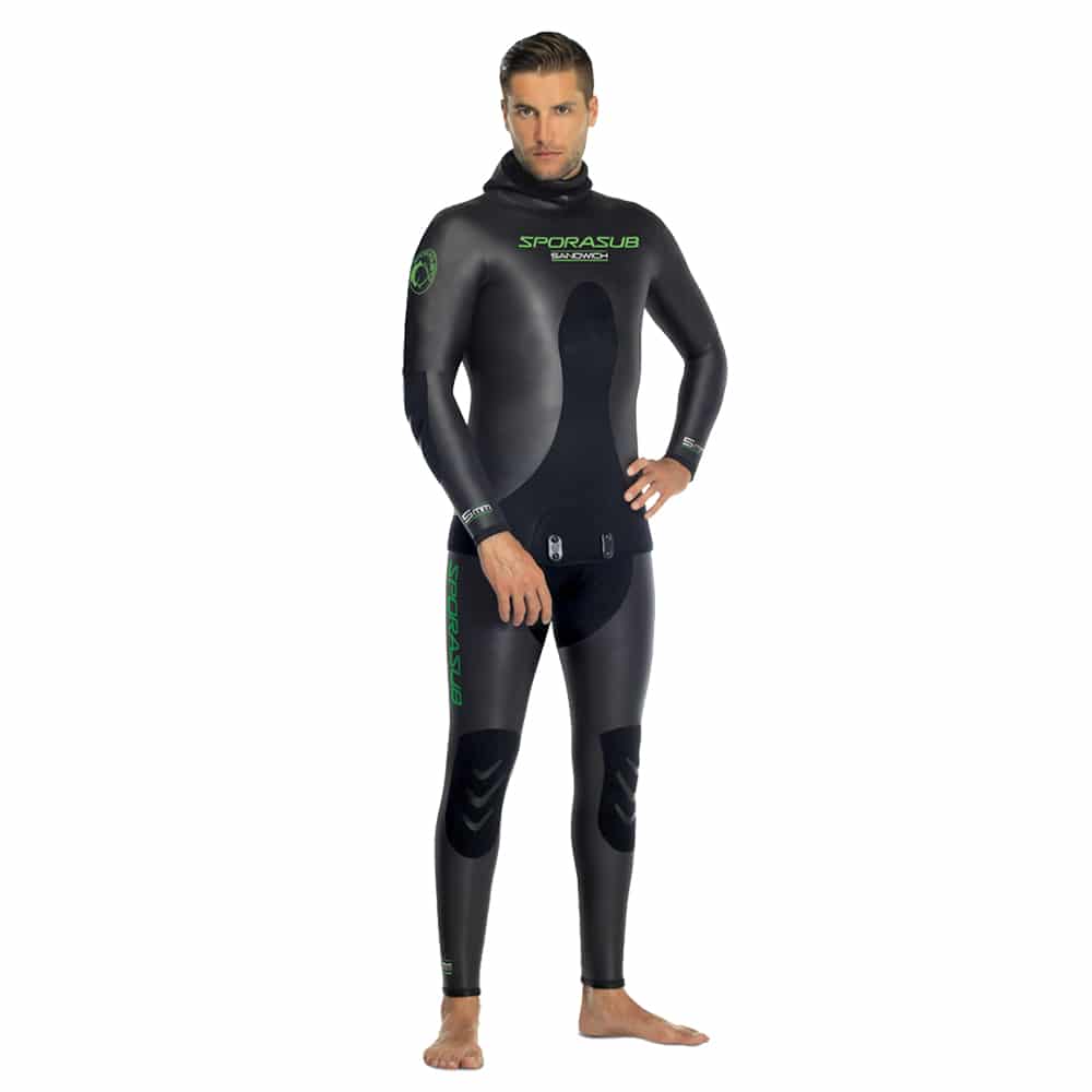 Polo-Sub Blue Open Cell 3.5mm Wetsuit - Spearfishing World